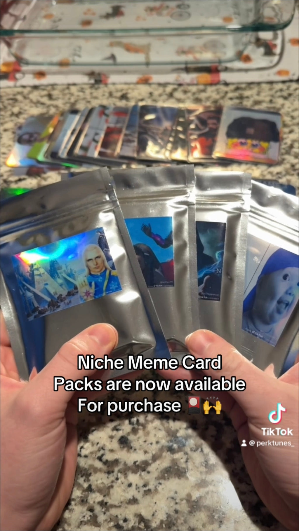 TikTok Niche Meme Card Packs